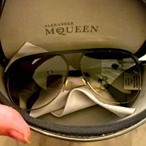 Alexander McQueen skull sunglasses